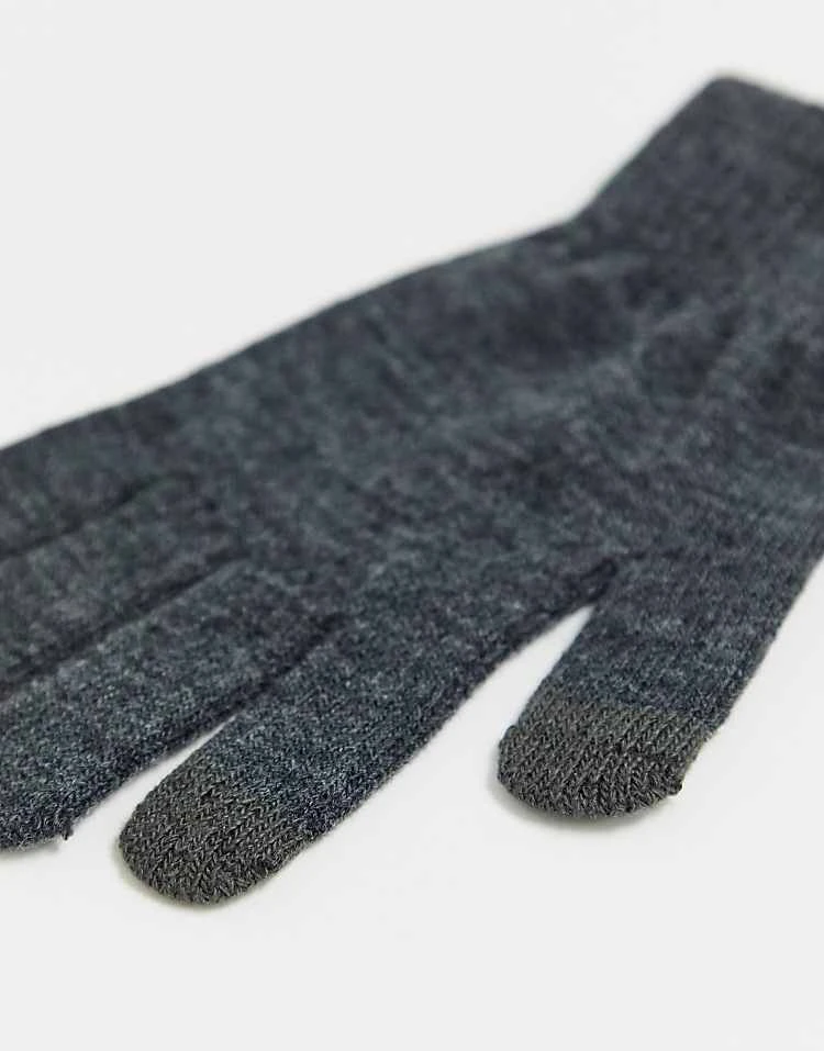 Pieces Touch Screen Gloves In Grey For Women - Image 3