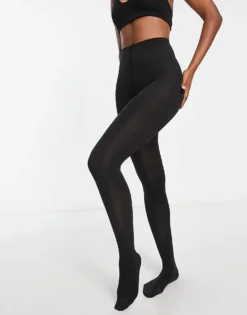 Pieces 40 Denier Body Shaping Tights In Black For Women