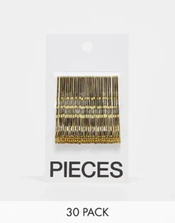 Pieces 30 Pack Hair Pins Card In Gold For Women
