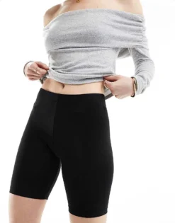 Pieces Legging Shorts In Black For Women