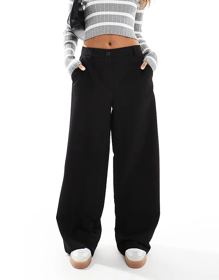 Pieces Wide Leg Dad Trousers - Image 6